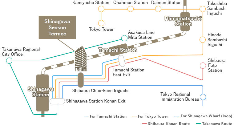 [image] Bus route map